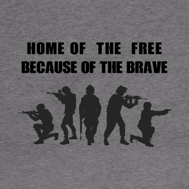 Home of the Free Because of the Brave by NeilGlover